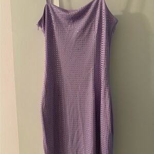 Boohoo Lavender Mini Dress